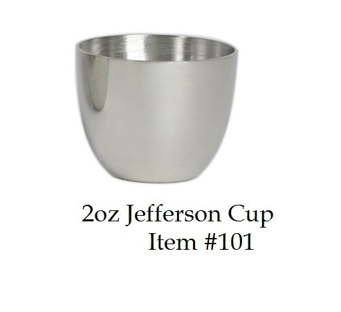 Pewter Jefferson Cup 2oz