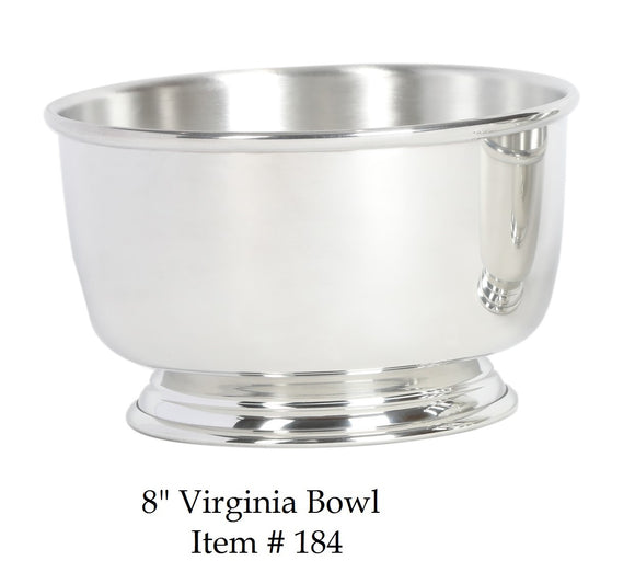 Pewter Virginia Bowl 8