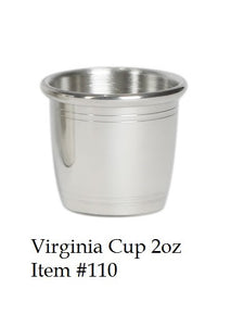 Pewter Virginia Cup 2oz.