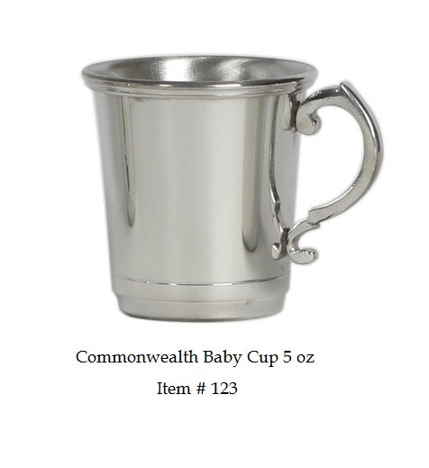 Pewter Commonwealth Baby Cup 5oz